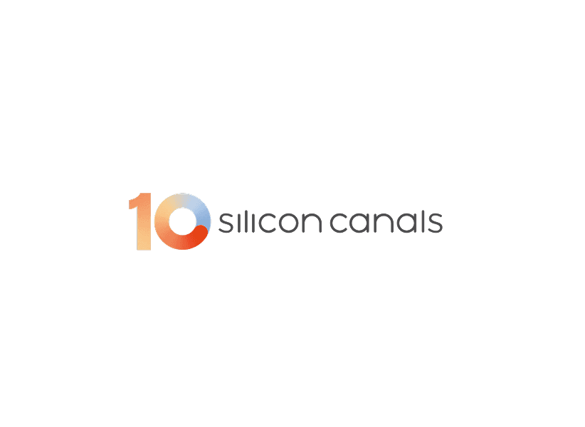 10th anniversary logo of Silicon Canals.